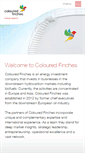 Mobile Screenshot of colouredfinches.com